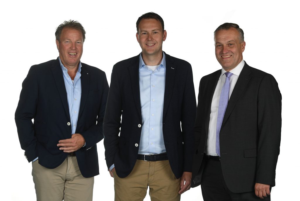 vlnr: Robert van der Werf, Rutger Tulner, René Klotz